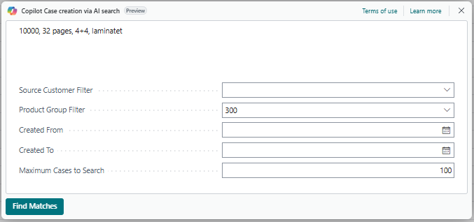 Enter prompt text and apply hard filters
