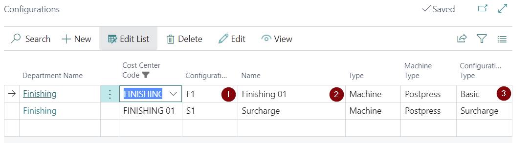 How-to Simple Cost Center - PrintVis Documentation
