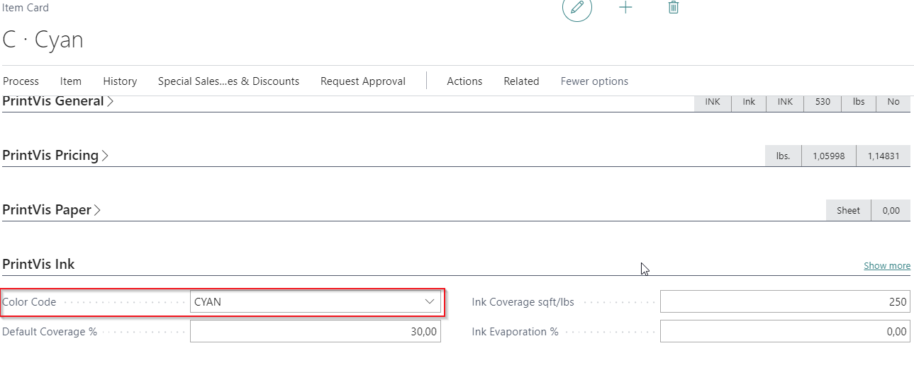 CIM - JDF Setup Data