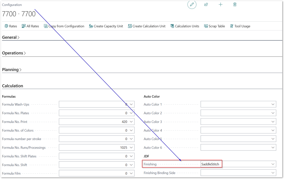 CIM - JDF Setup Data