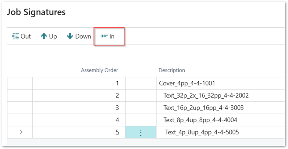 CIM - JDF Setup Data