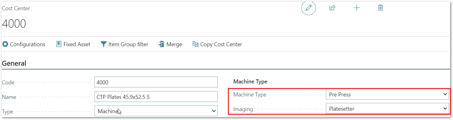 CIM - JDF Setup Data