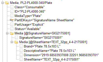 CIM - JDF Setup Data