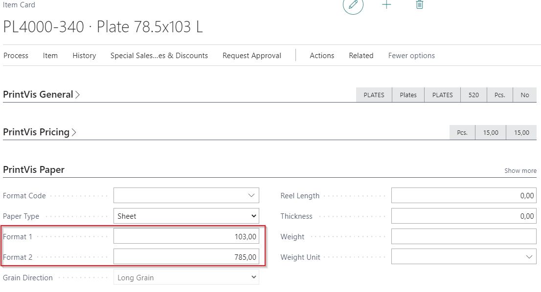 CIM - JDF Setup Data