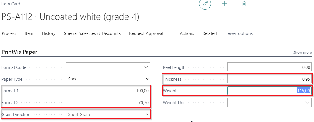 CIM - JDF Setup Data