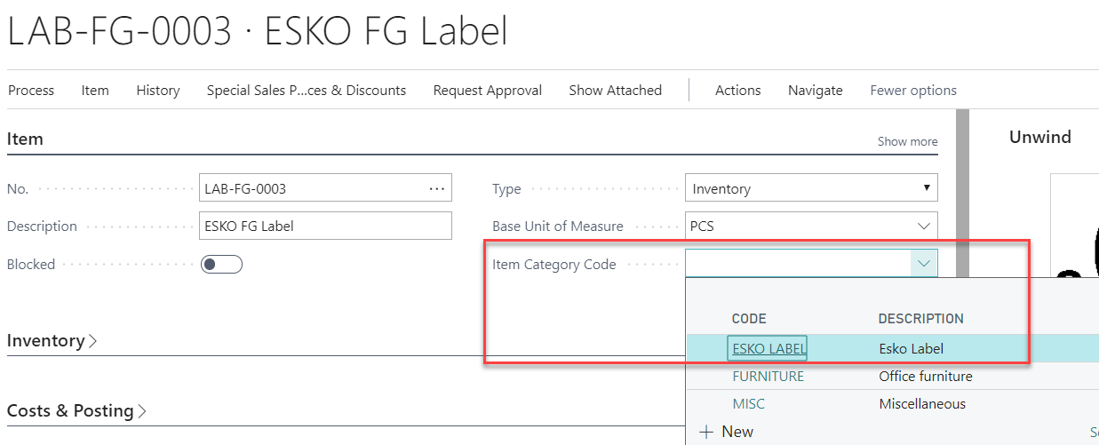 Esko Label