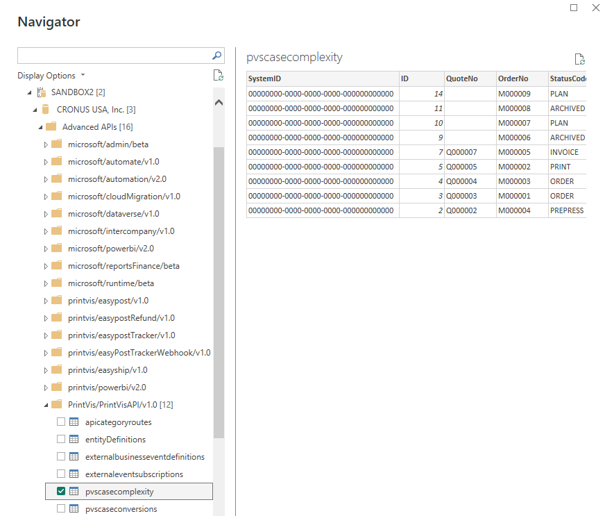 Analysis Pages