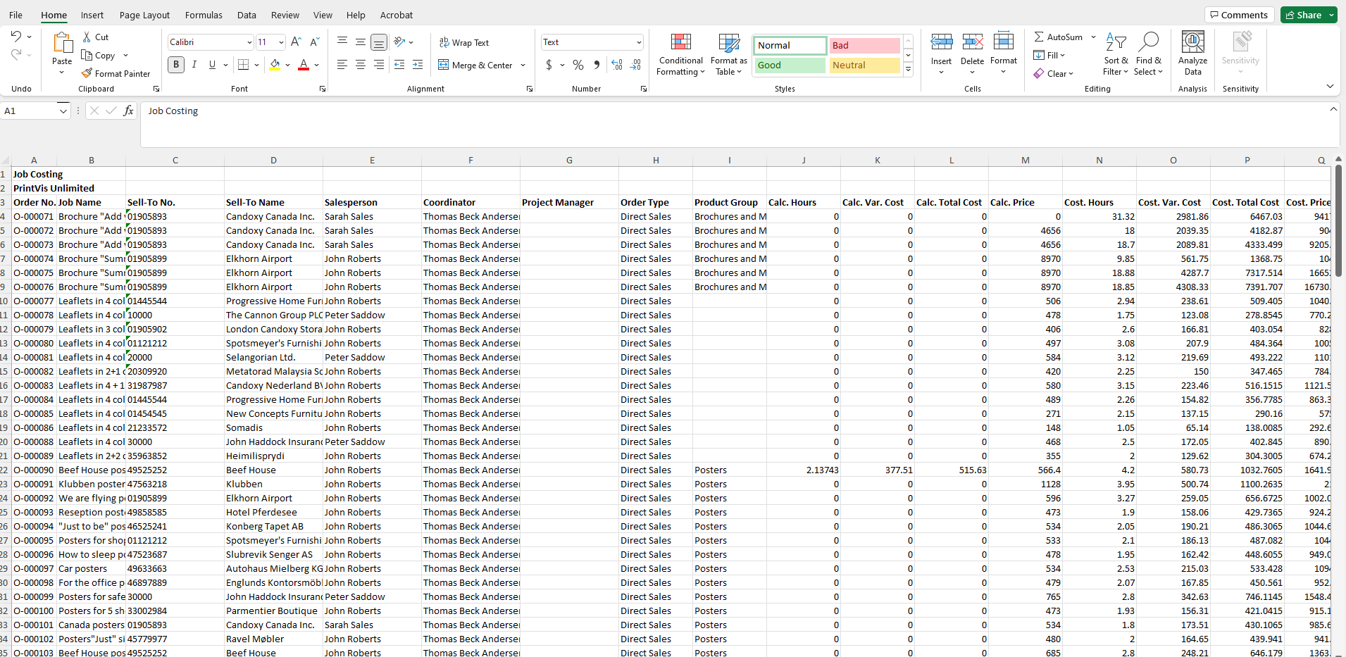Deviation Report