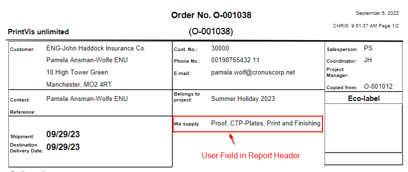 Job Ticket Setup