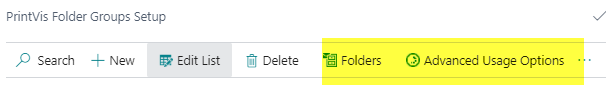 Folder Groups