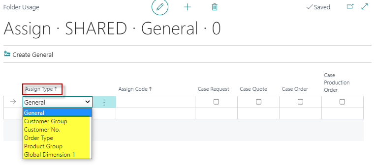 Folder Groups