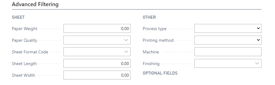Imposition Types