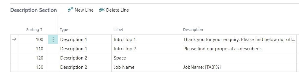 Report Setup