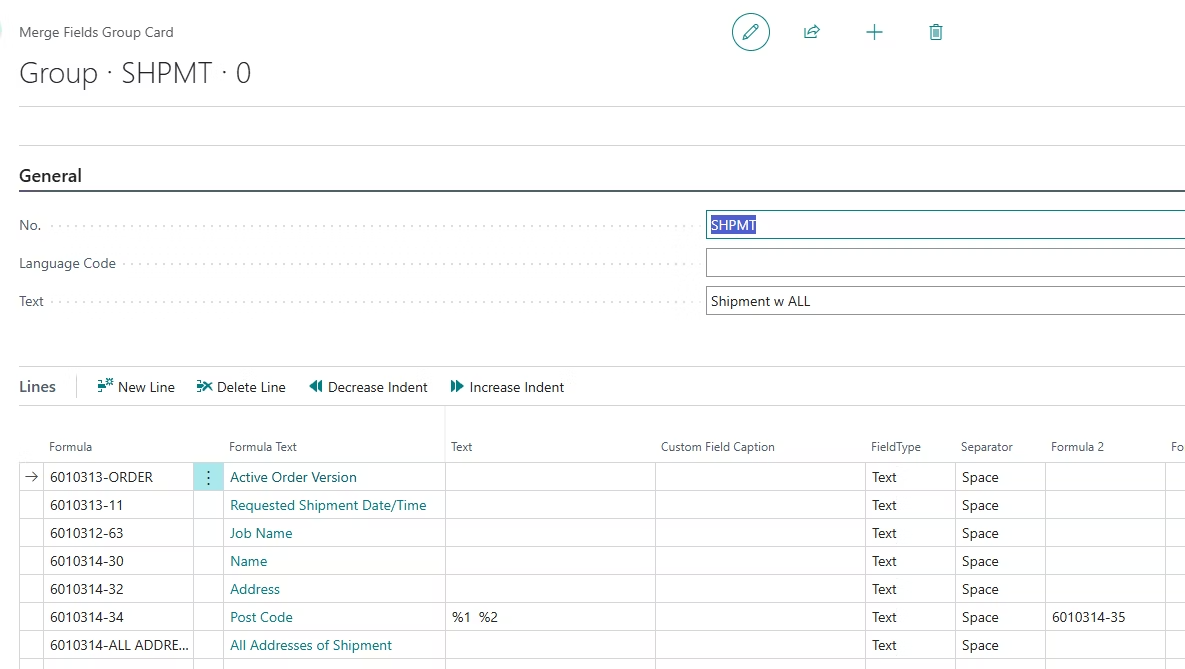Report Setup