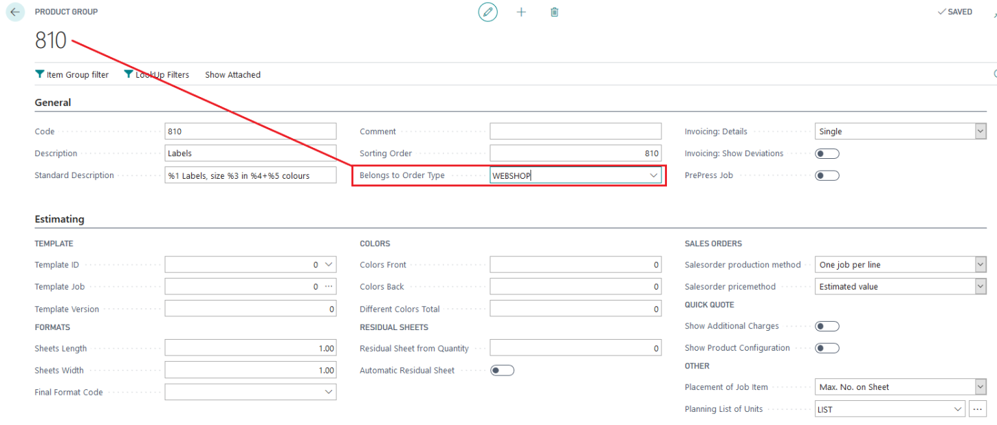 Order Types and Product Groups