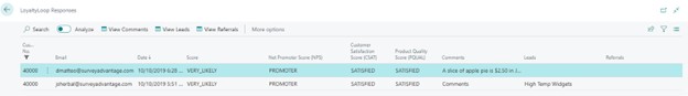 LoyaltyLoop Responses